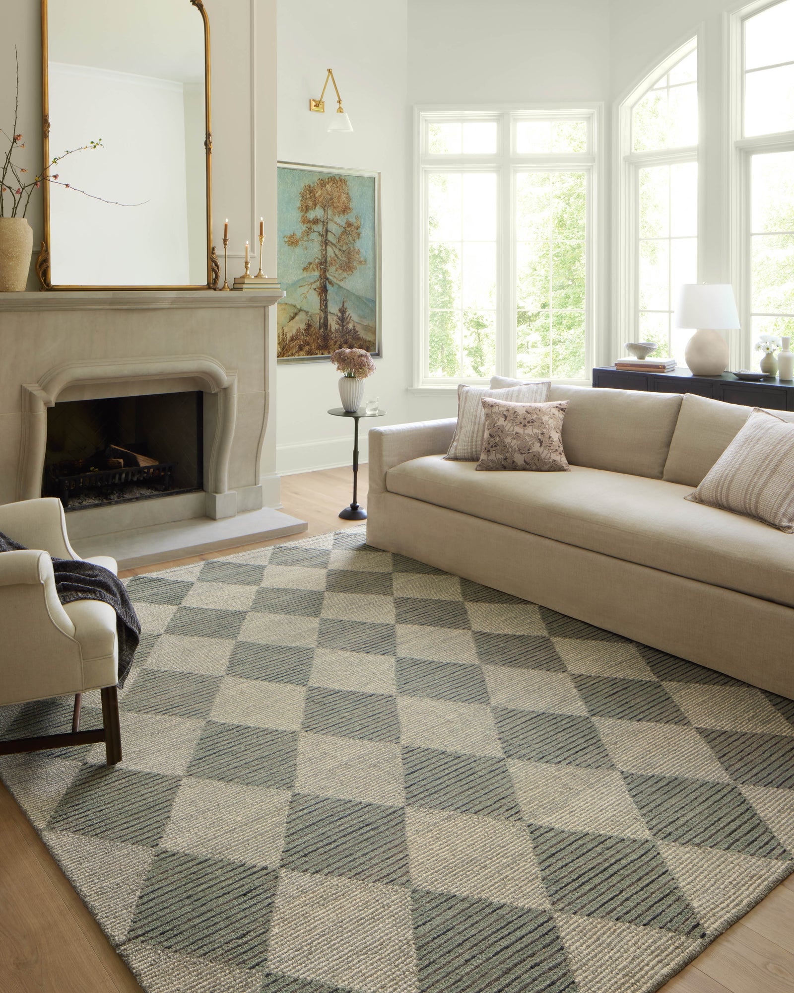 Francis Spa / Granite — a Loloi rug at Laurie Yapp Home.