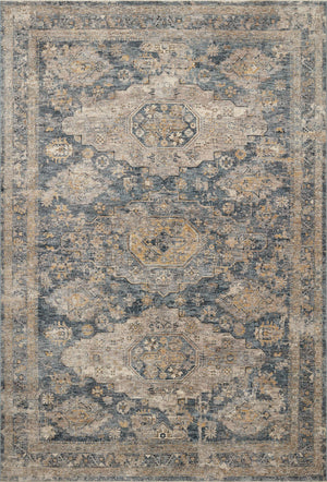Gaia Denim / Taupe — a Loloi rug at Laurie Yapp Home.