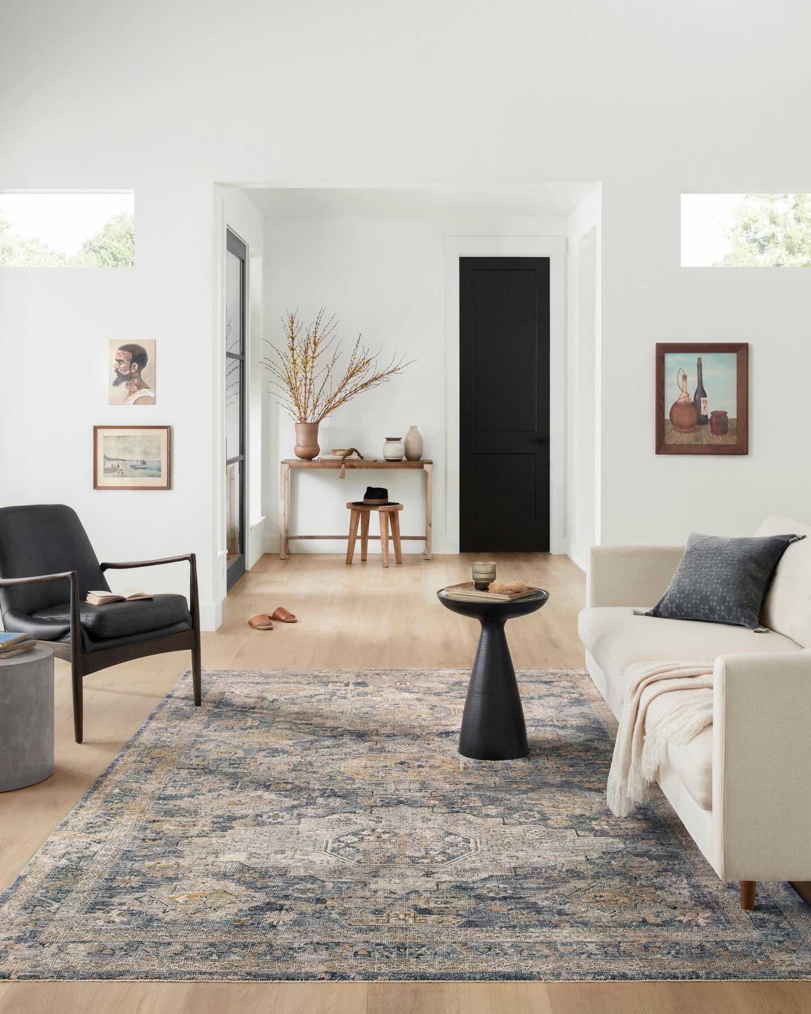 Gaia Denim / Taupe — a Loloi rug at Laurie Yapp Home.