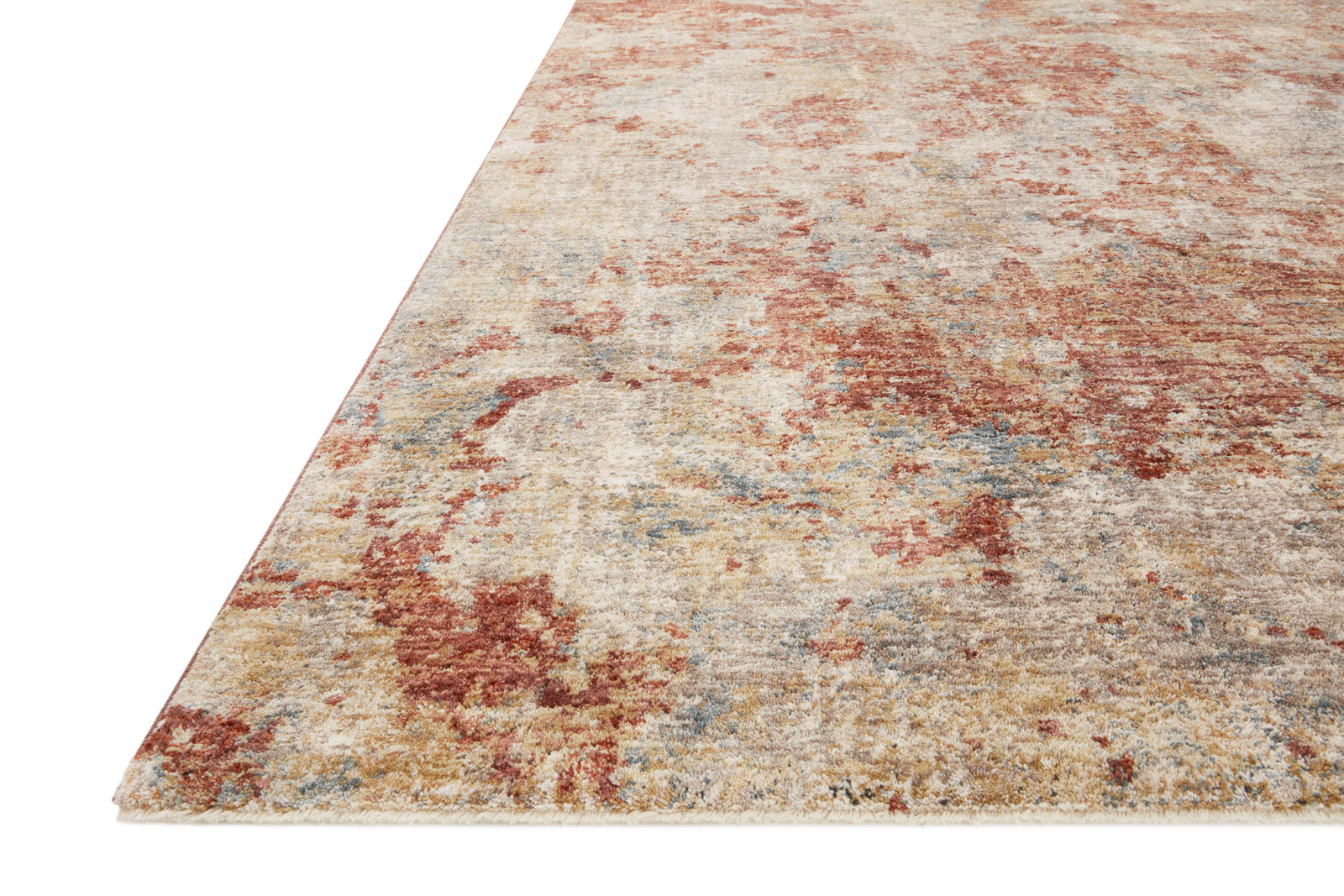Gaia Taupe / Brick — a Loloi rug at Laurie Yapp Home.