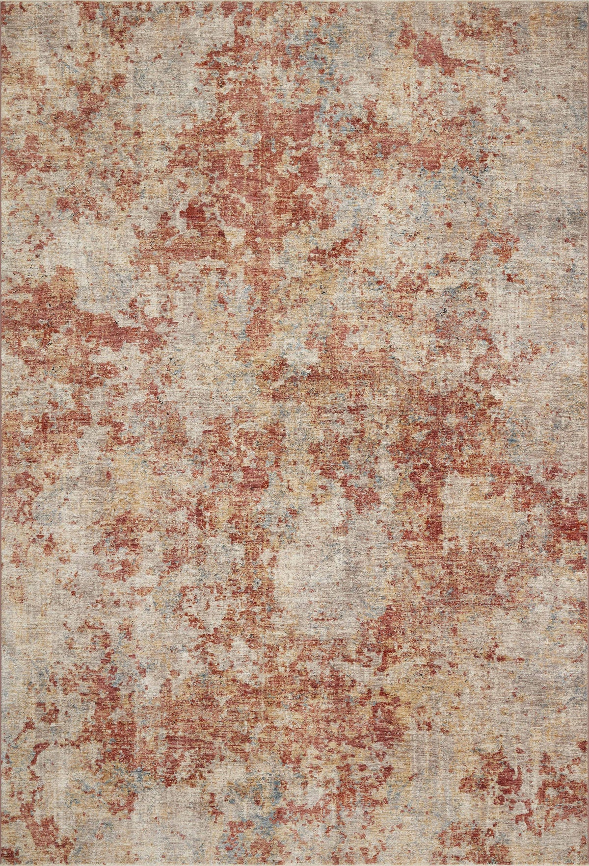 Gaia Taupe / Brick — a Loloi rug at Laurie Yapp Home.