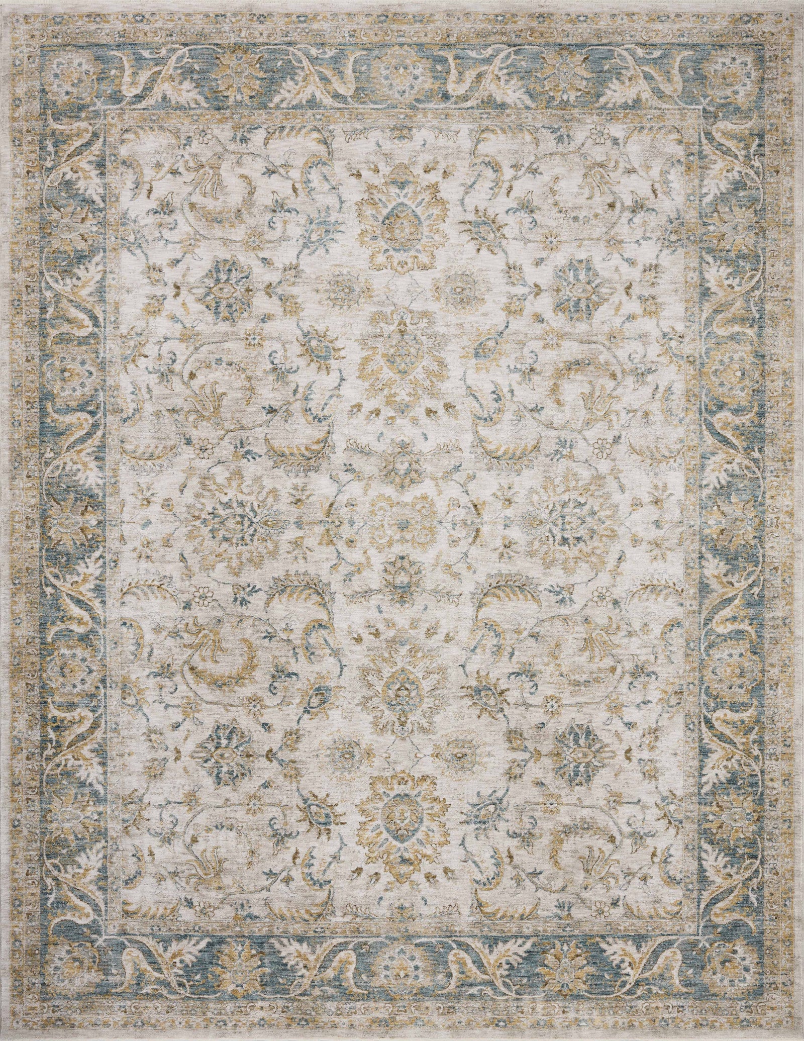 Gaia Natural / Ocean — a Loloi rug at Laurie Yapp Home.