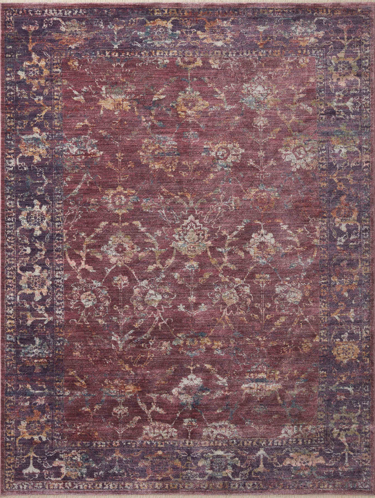 Giada Grape / Multi — a Loloi rug at Laurie Yapp Home.