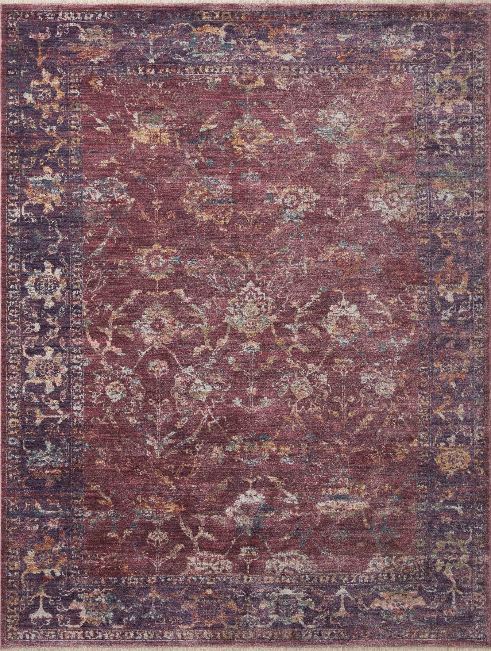 Giada Grape / Multi — a Loloi rug at Laurie Yapp Home.