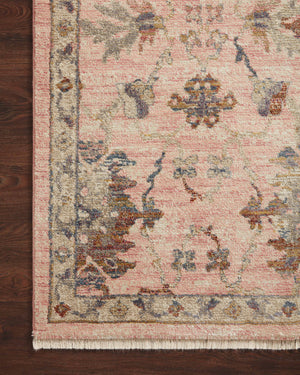Close-up detail of the Giada Blush / Multi showing its pile and weave.