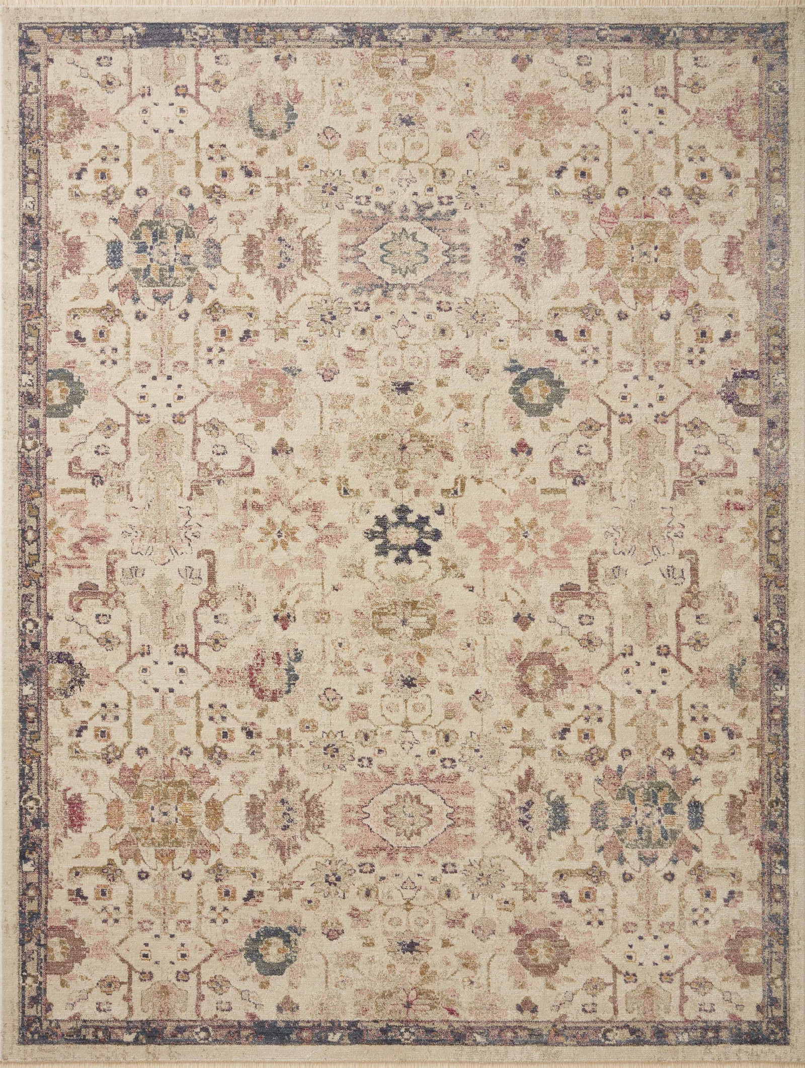Giada Ivory / Multi — a Loloi rug at Laurie Yapp Home.