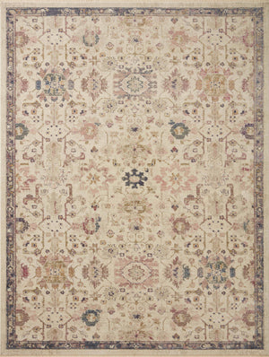 Giada Ivory / Multi — a Loloi rug at Laurie Yapp Home.