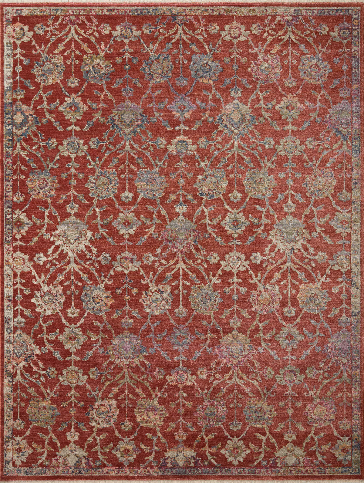 Giada Red / Multi — a Loloi rug at Laurie Yapp Home.