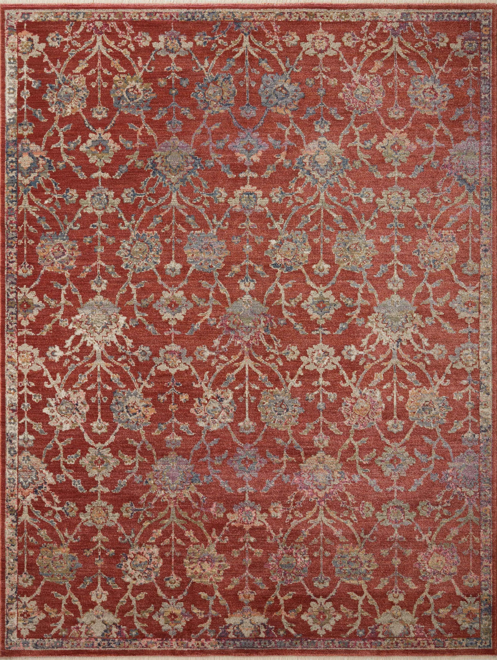 Giada Red / Multi — a Loloi rug at Laurie Yapp Home.