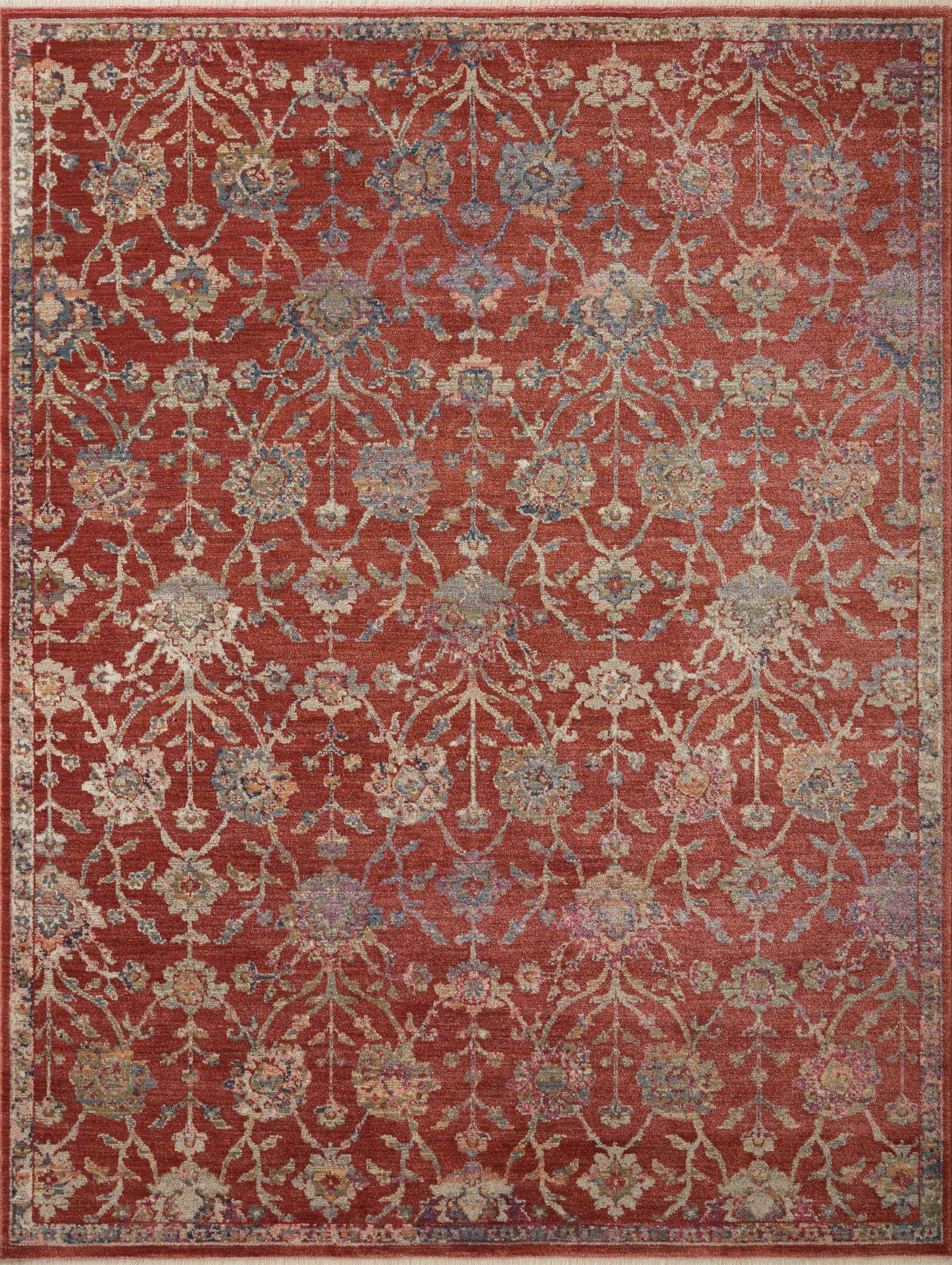 Giada Red / Multi — a Loloi rug at Laurie Yapp Home.