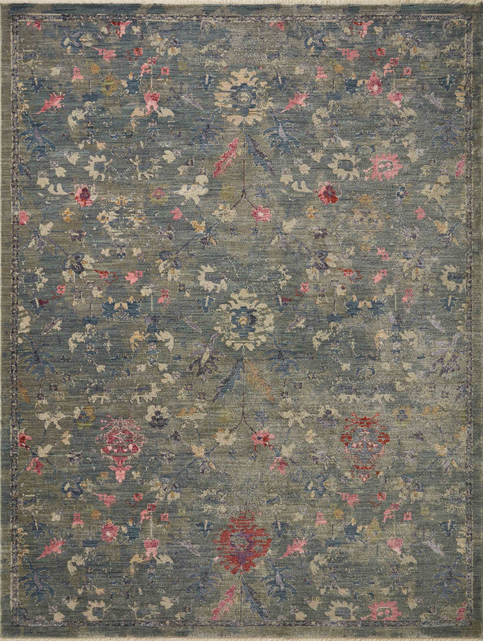 Giada Lagoon / Multi — a Loloi rug at Laurie Yapp Home.