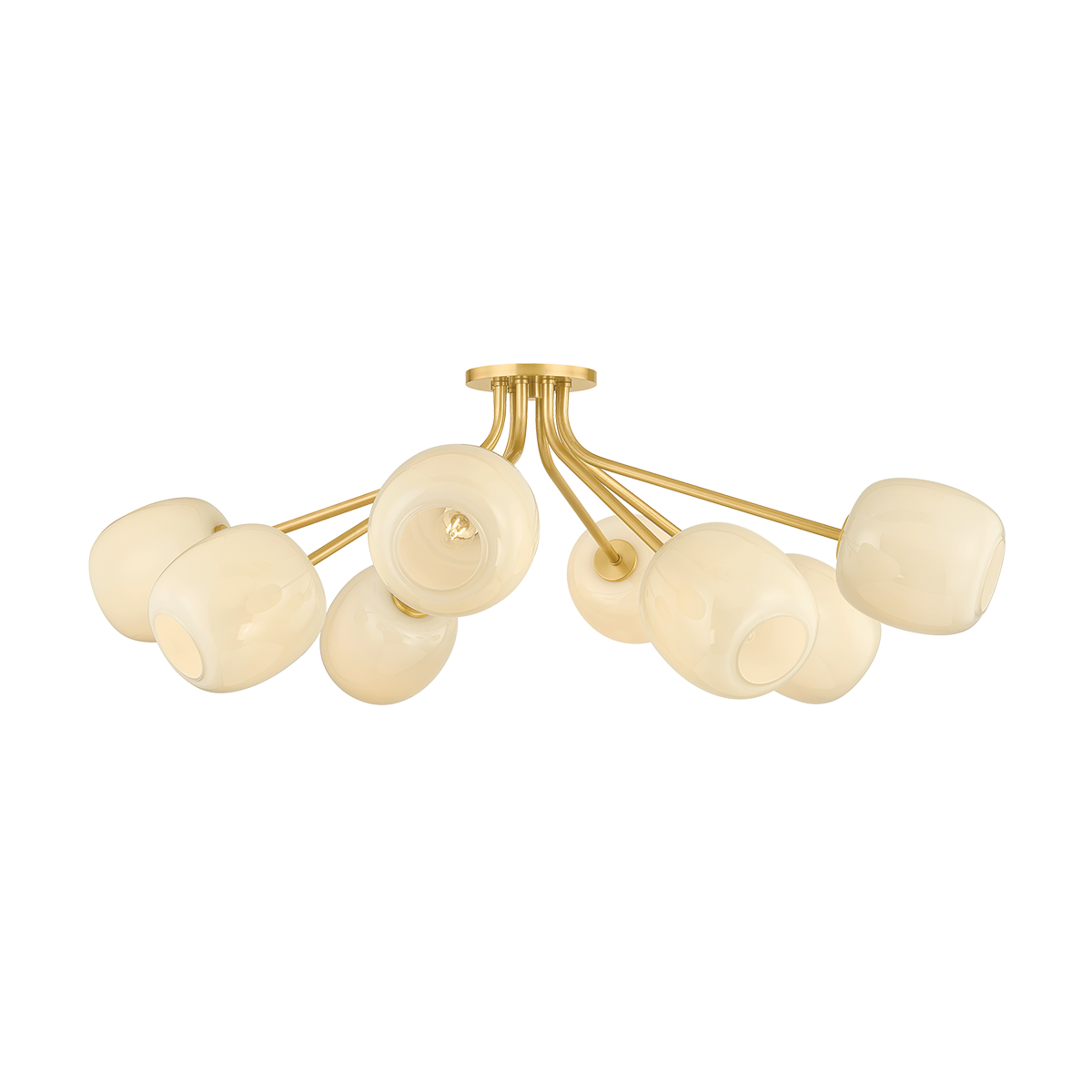 Plafonnier semi-encastré Lisette 39,75 po