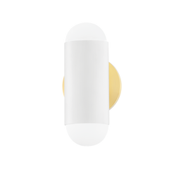 Laiton vieilli / Blanc doux