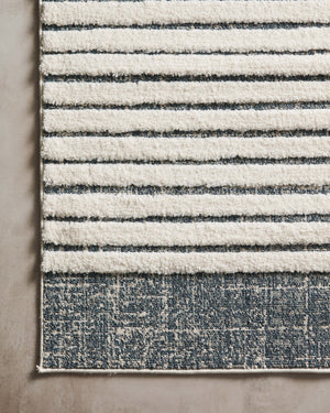 Hagen White / Ocean styled in a living room at Laurie Yapp Home.