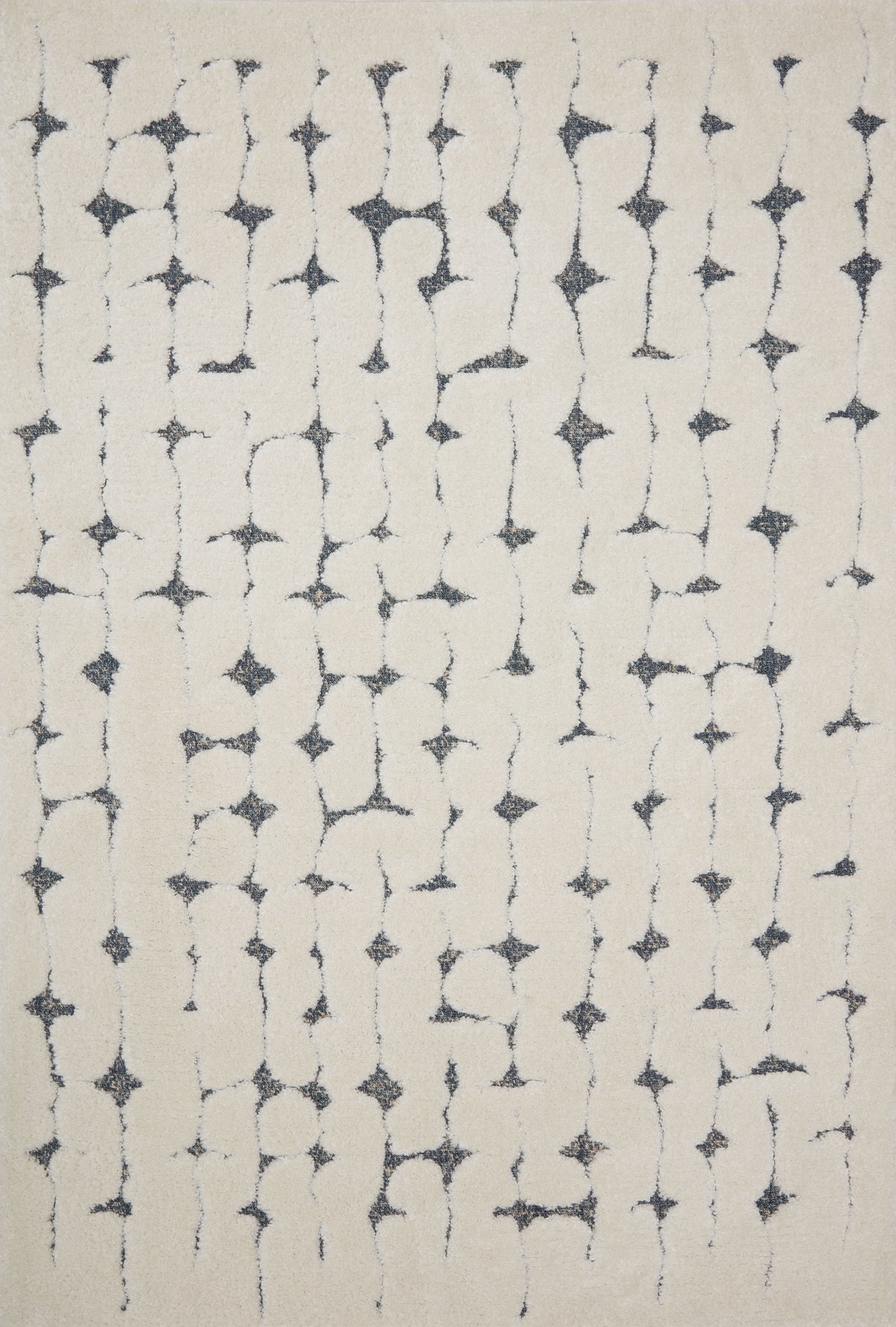 Hagen White / Navy — a Loloi rug at Laurie Yapp Home.