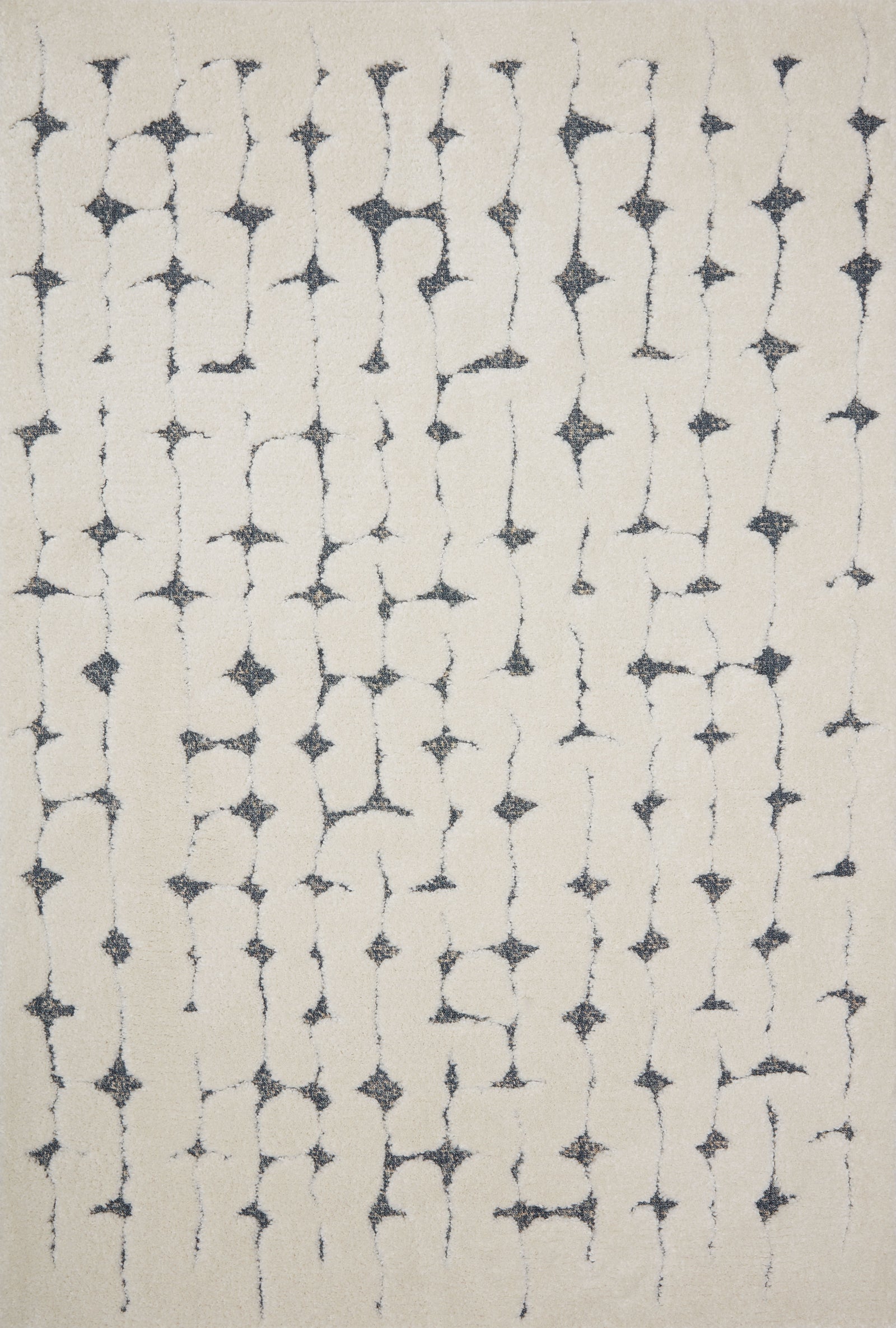 Hagen White / Navy — a Loloi rug at Laurie Yapp Home.