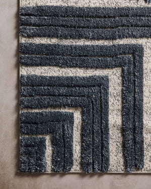Hagen Blue / White styled in a living room at Laurie Yapp Home.