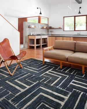 Hagen Blue / White shown from another angle.