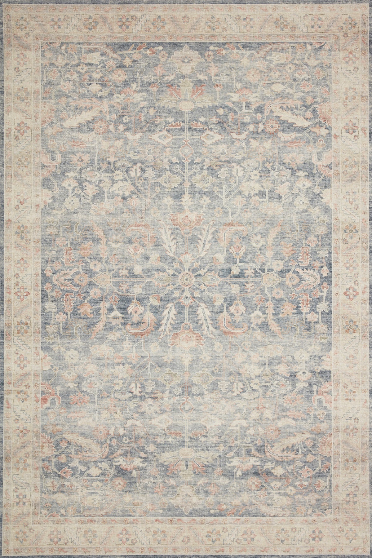 Hathaway Denim / Multi — a Loloi rug at Laurie Yapp Home.