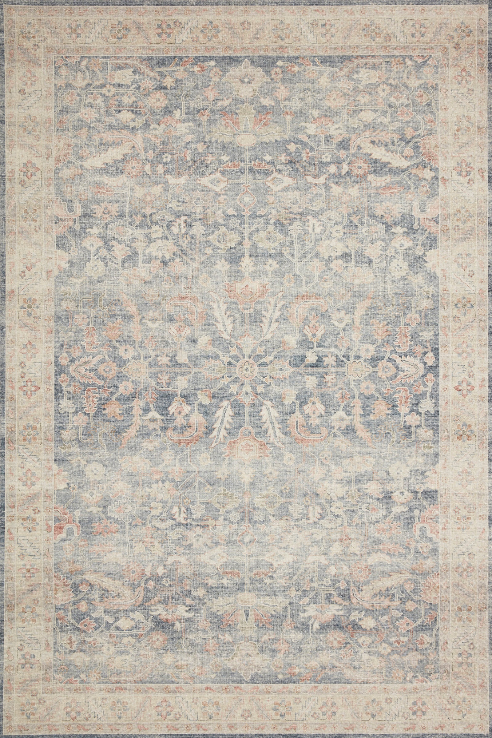 Hathaway Denim / Multi — a Loloi rug at Laurie Yapp Home.