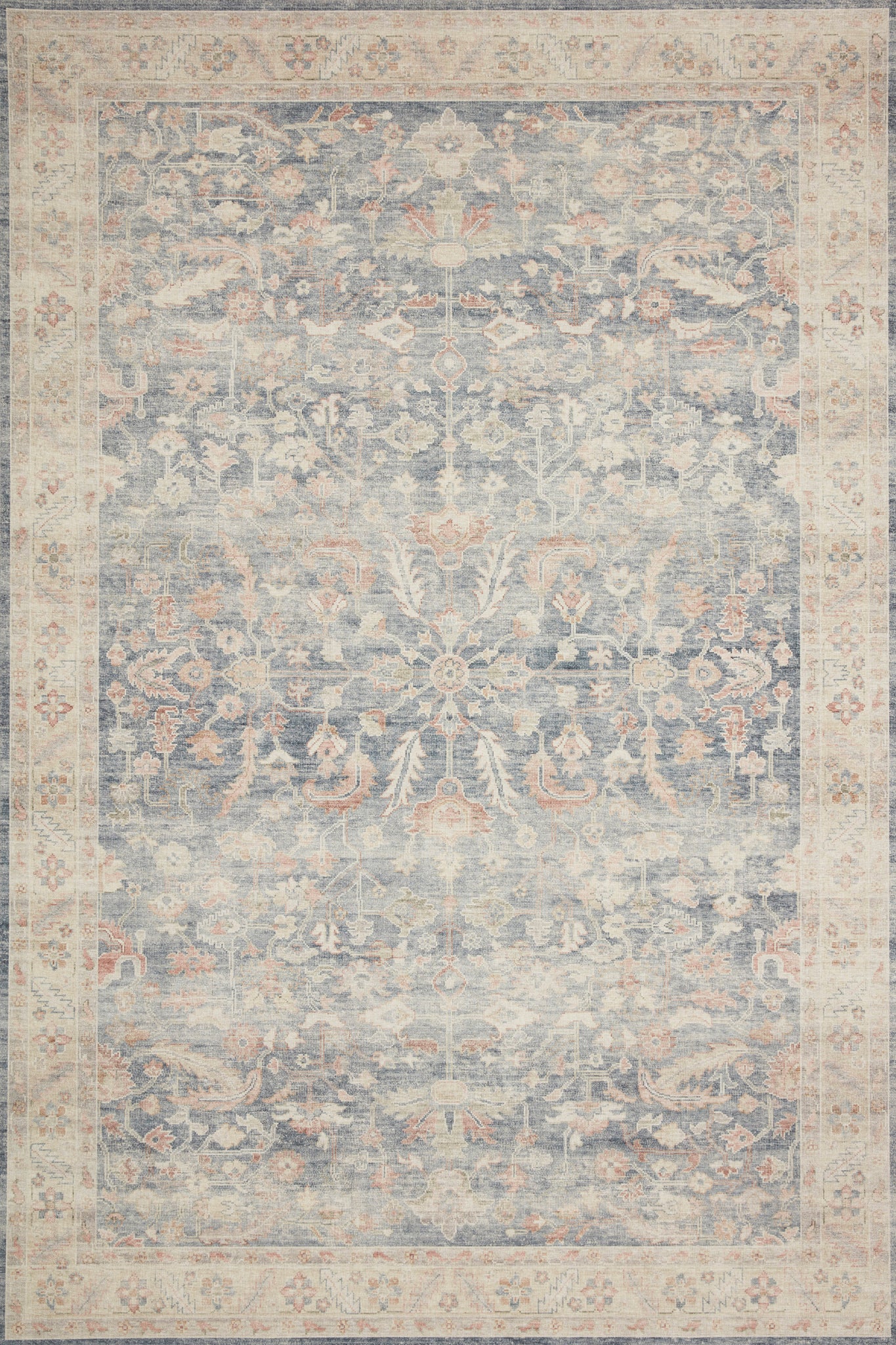 Hathaway Denim / Multi — a Loloi rug at Laurie Yapp Home.