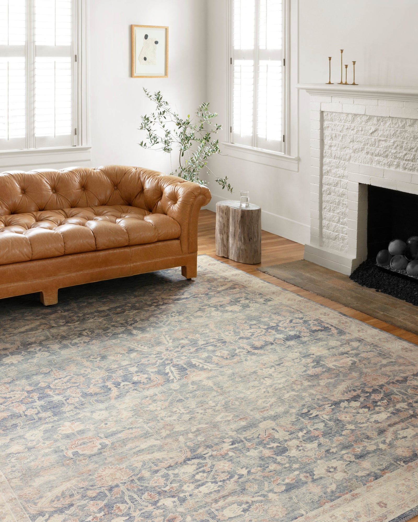 Hathaway Denim / Multi — a Loloi rug at Laurie Yapp Home.