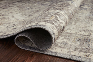 Hathaway Steel / Ivory styled in a living room at Laurie Yapp Home.
