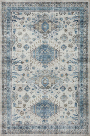 Heidi Ivory / Ocean — a Loloi rug at Laurie Yapp Home.