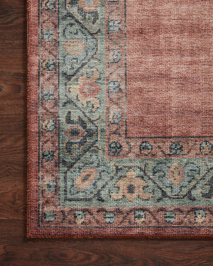 Heidi Spice / Aqua shown in a curated living room setting at Laurie Yapp Home.
