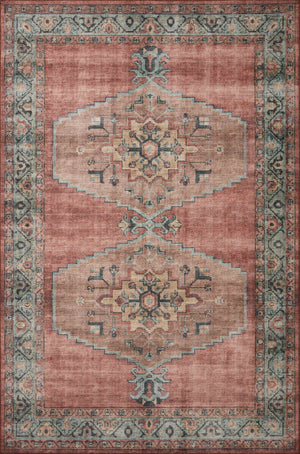 Heidi Spice / Aqua — a Loloi rug at Laurie Yapp Home.