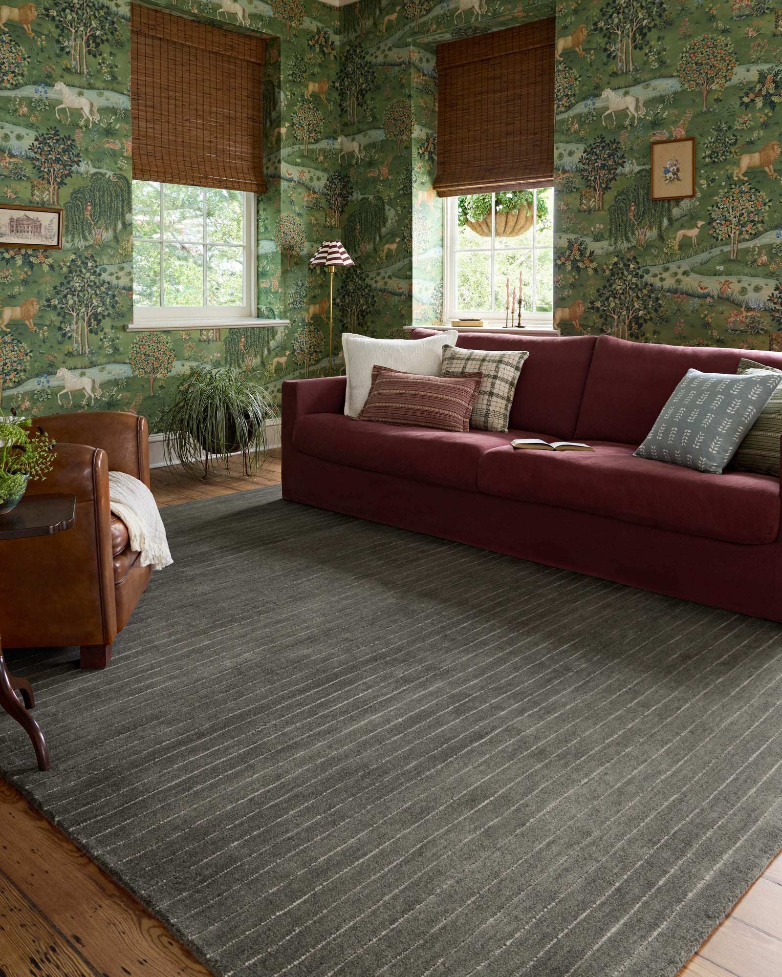 Henry Charcoal / Ivory — a Loloi rug at Laurie Yapp Home.