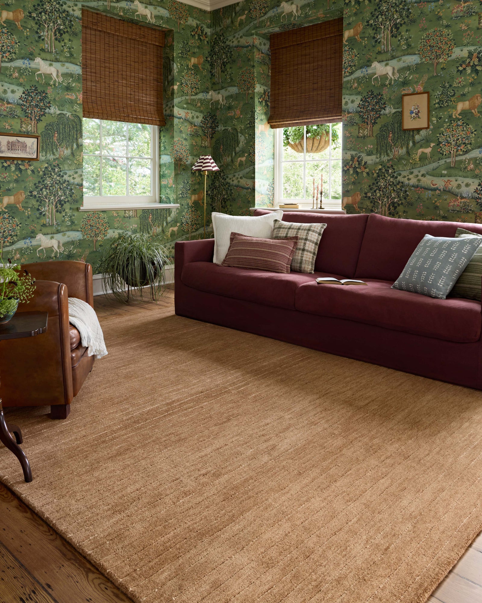 Henry Rust / Natural — a Loloi rug at Laurie Yapp Home.