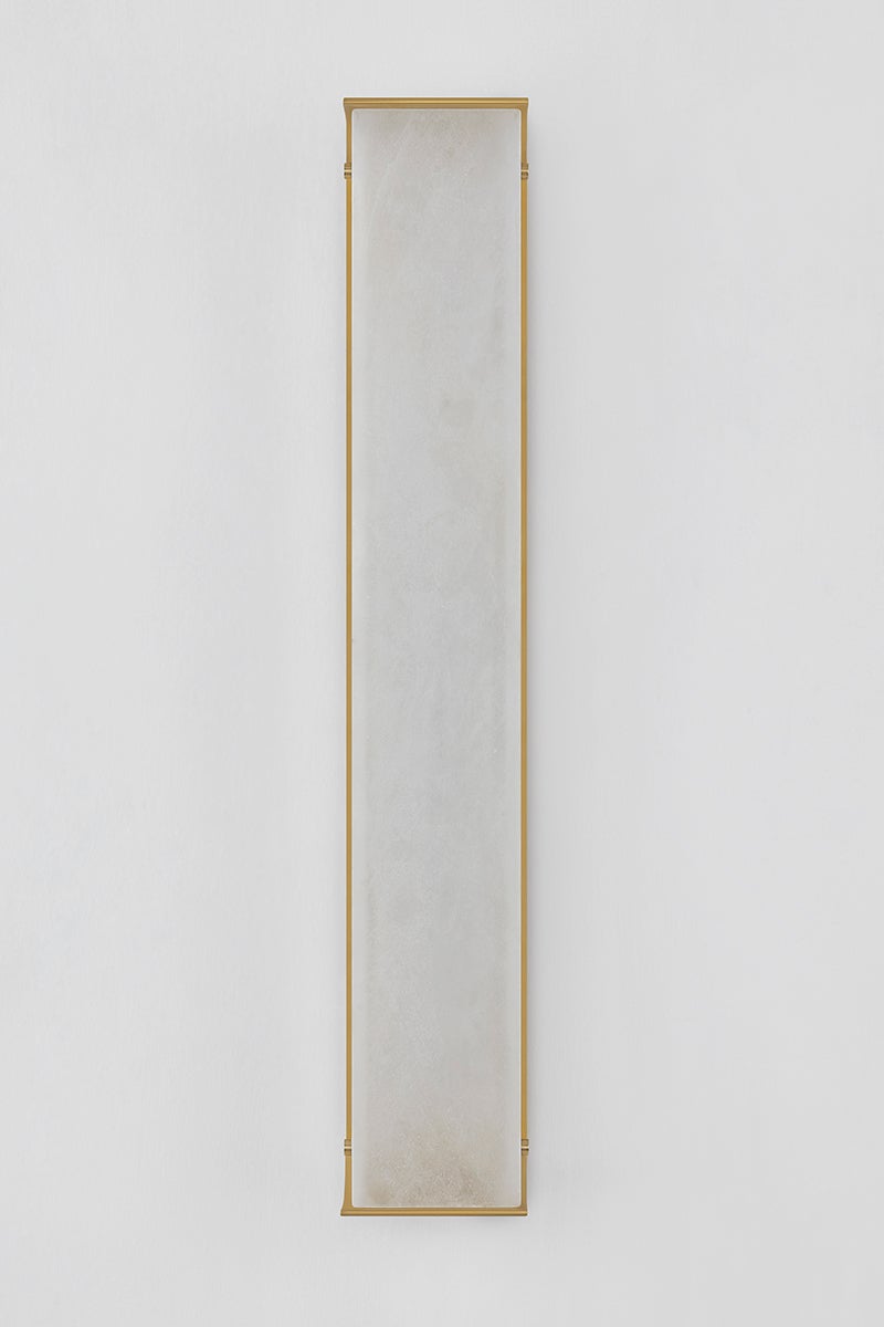 Hera Wall Sconce 4.25" x 26" — a Corbett wall sconce for bathrooms, hallways, and living rooms at Laurie Yapp Home.