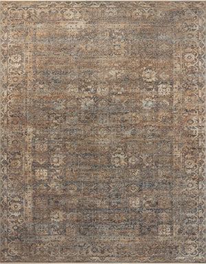 Heritage Mocha / Denim — a Loloi rug at Laurie Yapp Home.