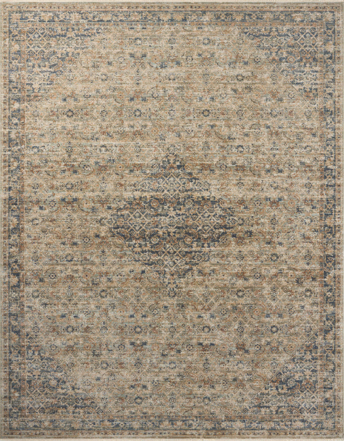 Heritage Sage / Navy — a Loloi rug at Laurie Yapp Home.