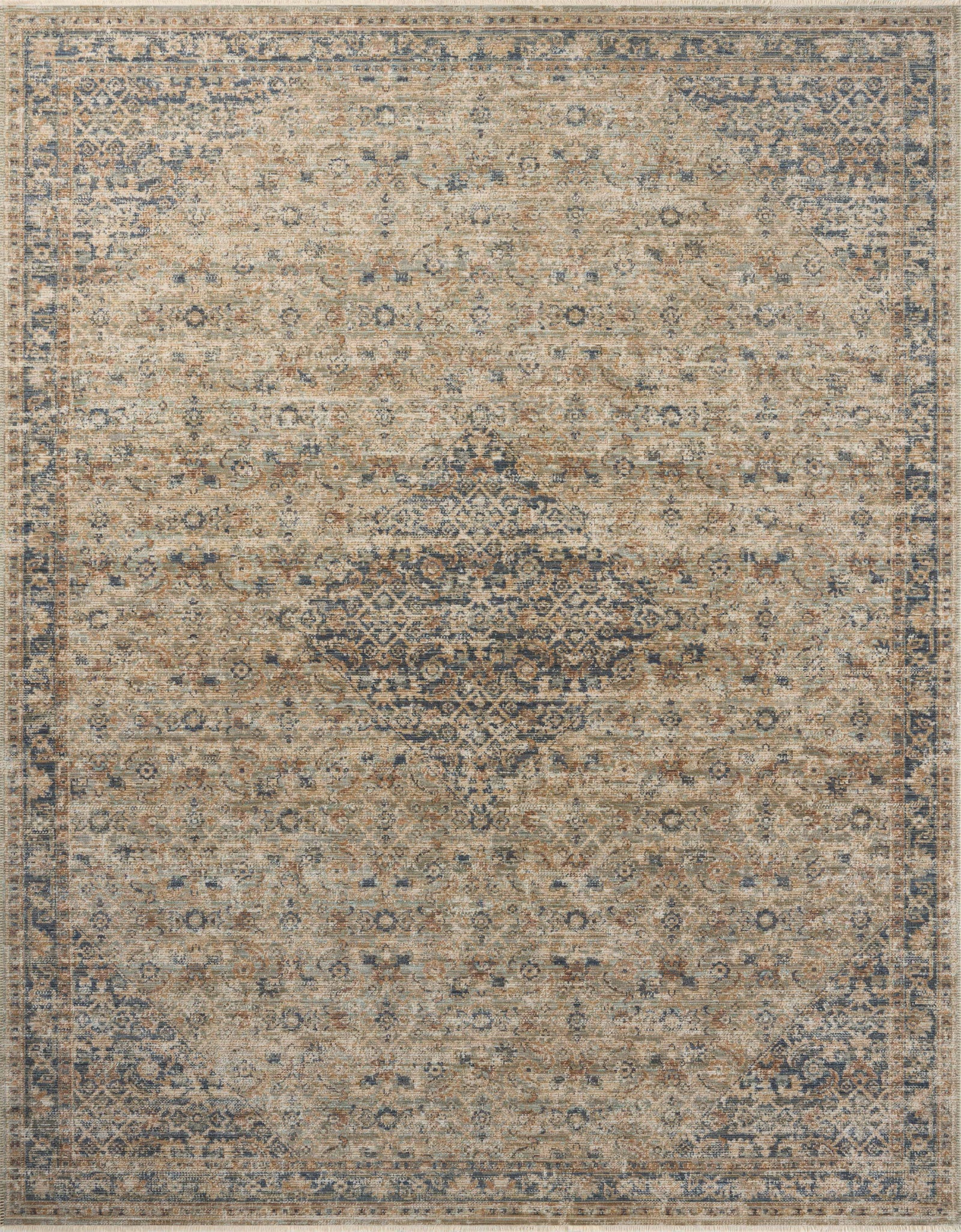 Heritage Sage / Navy — a Loloi rug at Laurie Yapp Home.