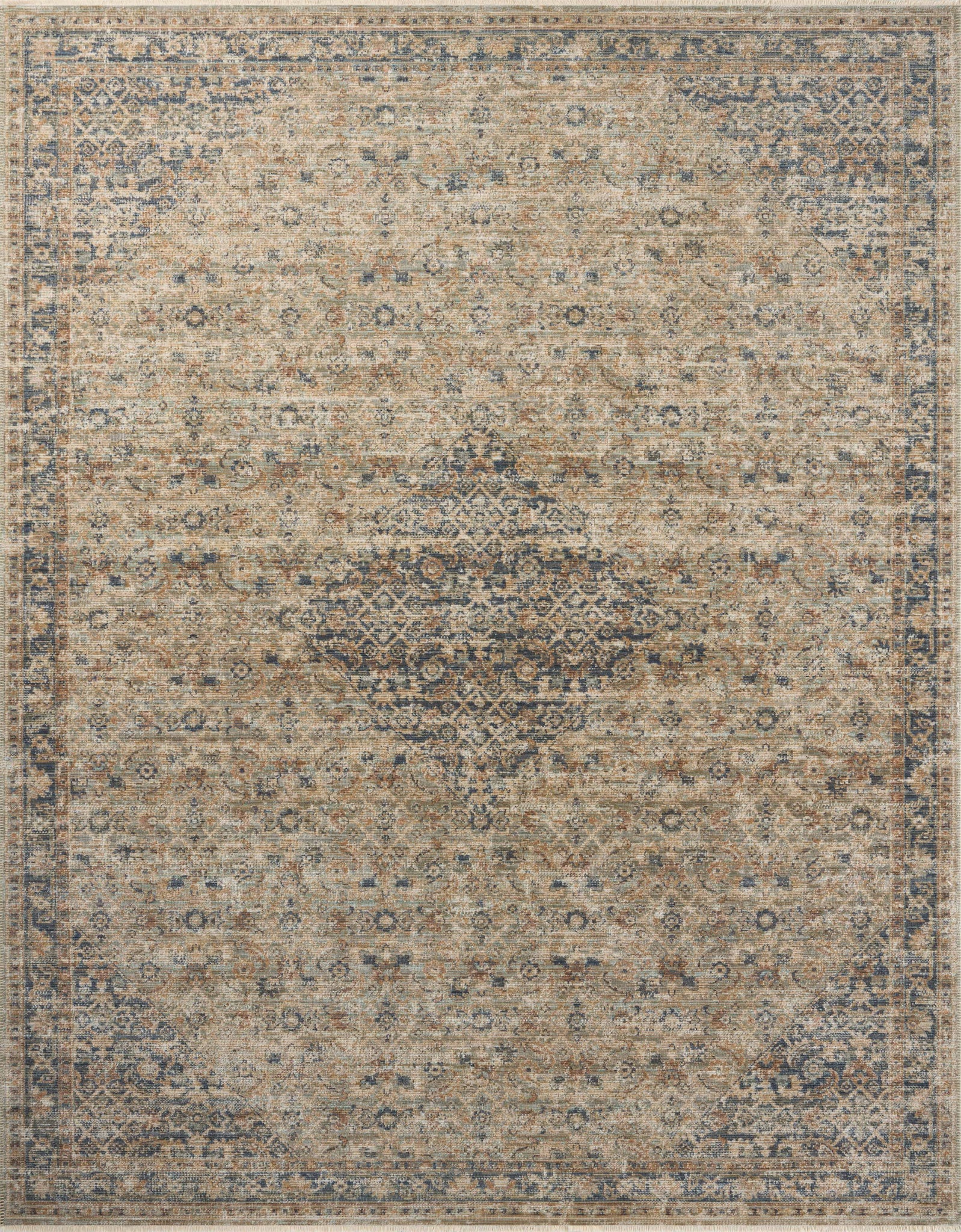 Heritage Sage / Navy — a Loloi rug at Laurie Yapp Home.