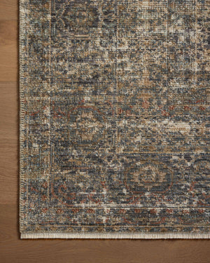 Heritage Midnight / Multi shown from a different angle to reveal its pattern.