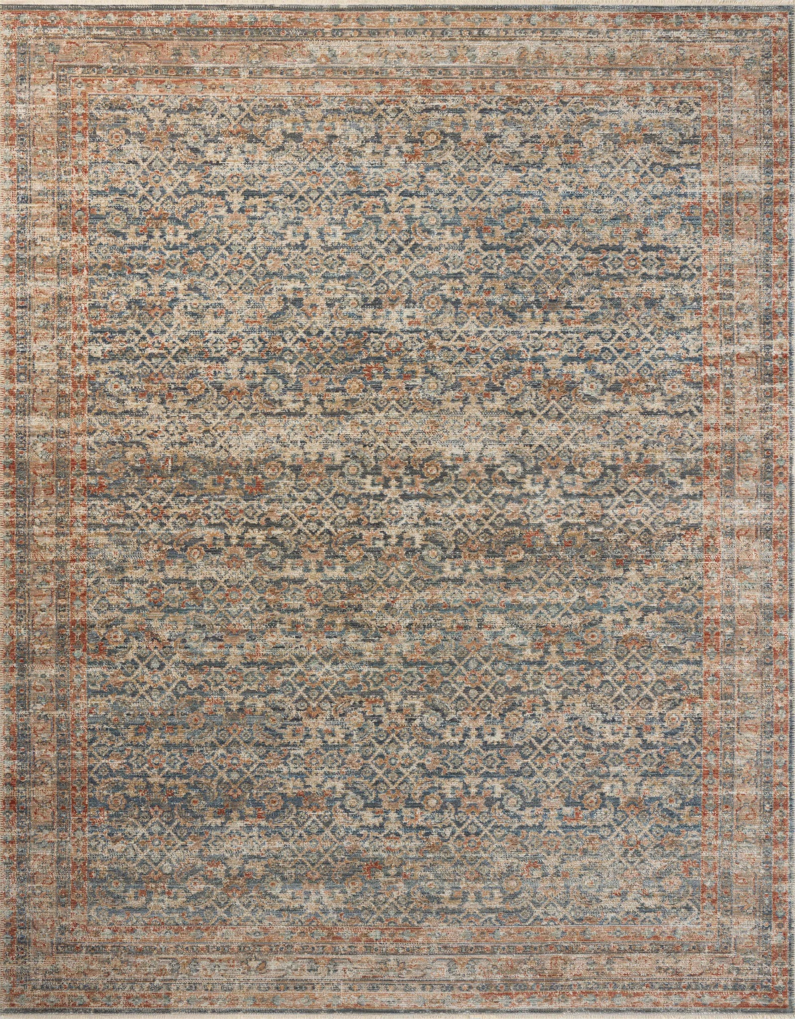 Heritage Blue / Rust — a Loloi rug at Laurie Yapp Home.