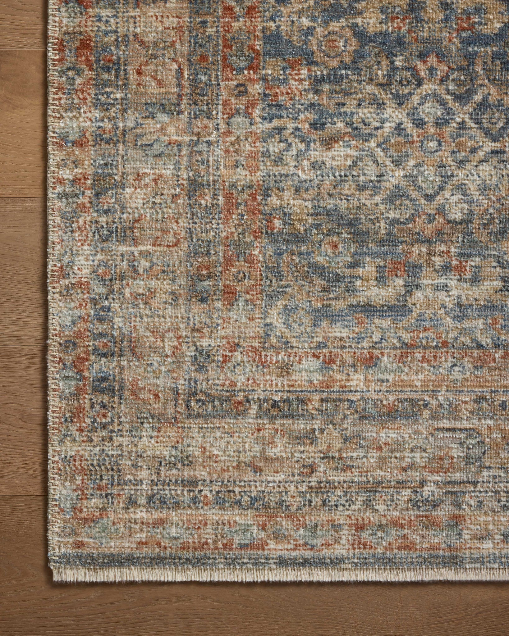 Heritage Blue / Rust shown from a different angle to reveal its pattern.