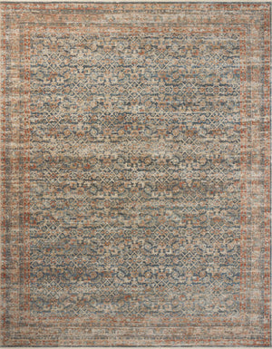 Heritage Blue / Rust — a Loloi rug at Laurie Yapp Home.