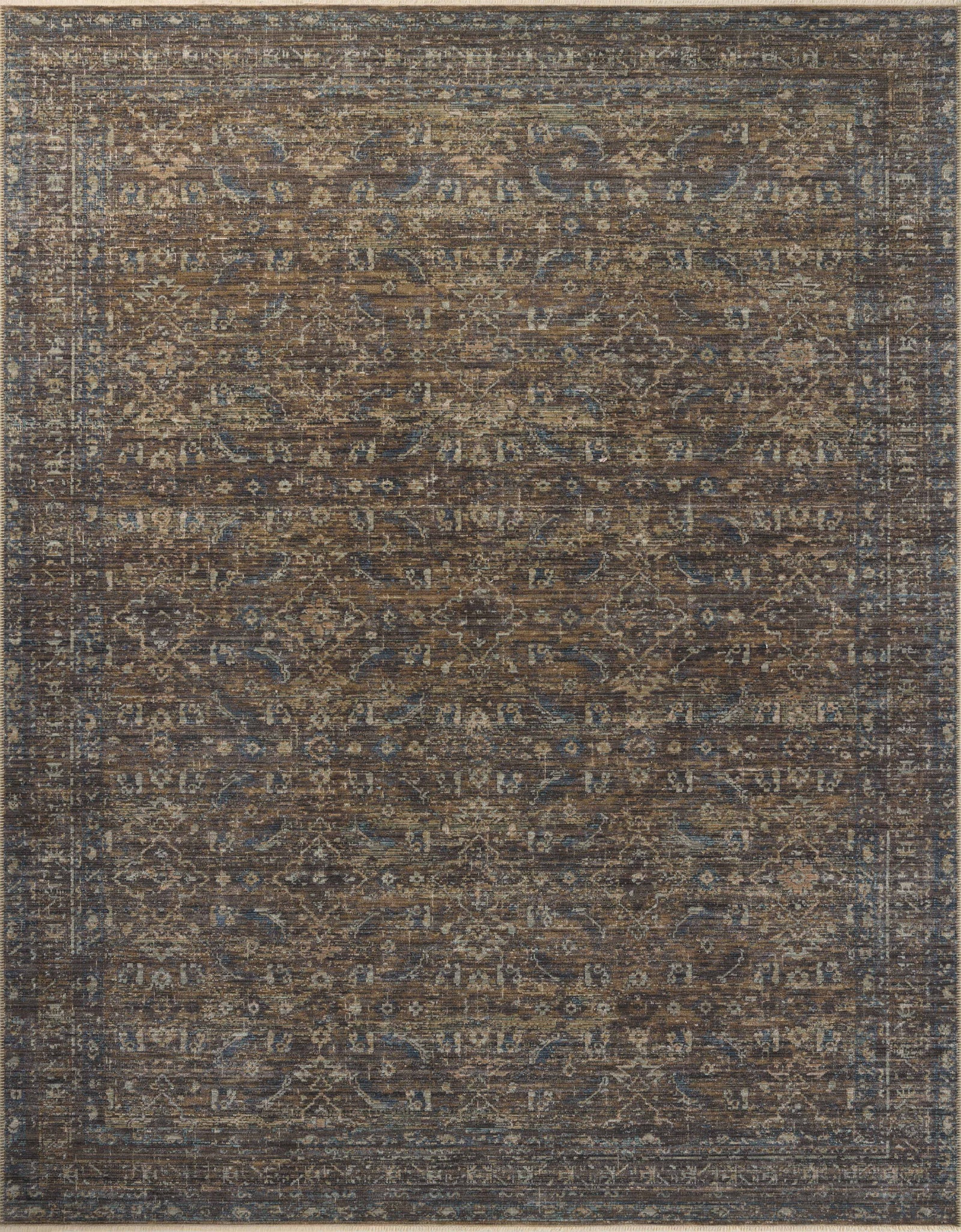 Heritage Lagoon / Tobacco — a Loloi rug at Laurie Yapp Home.