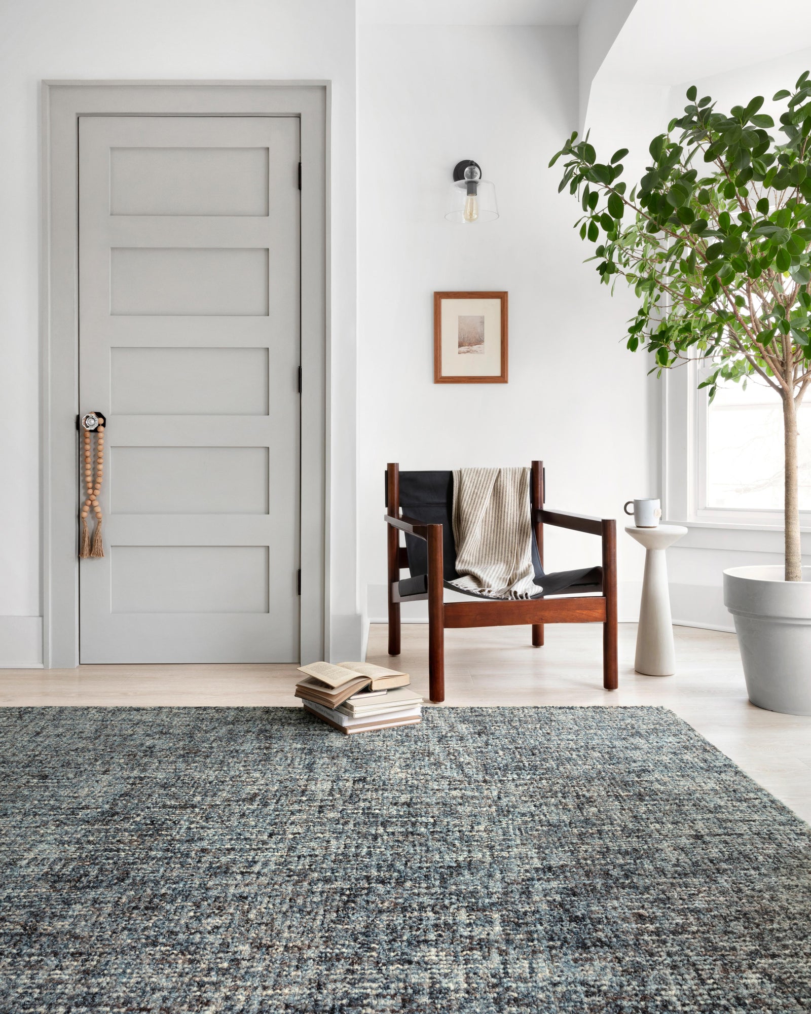 Harlow Denim / Charcoal — a Loloi rug at Laurie Yapp Home.