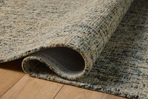 Harlow Olive / Denim shown from a different angle to reveal its pattern.