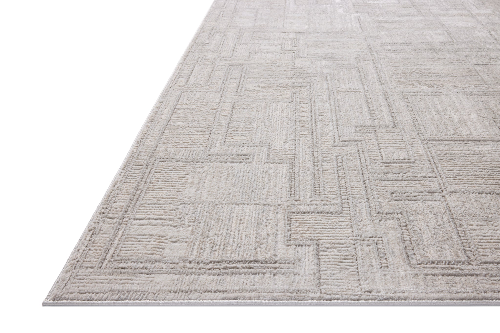 Hollis Grey / Ivory shown from a different angle to reveal its pattern.