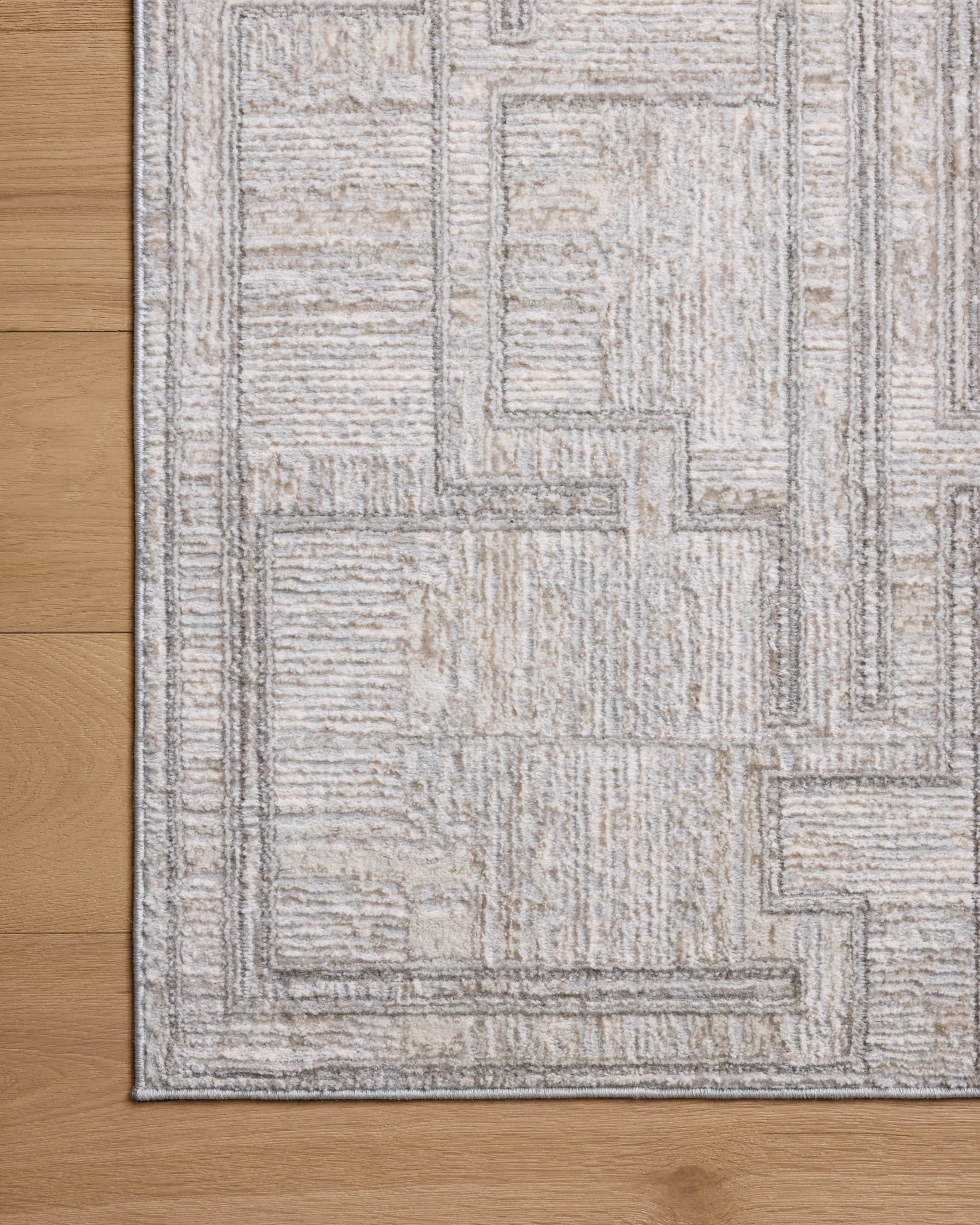 Hollis Grey / Ivory shown from a different angle to reveal its pattern.