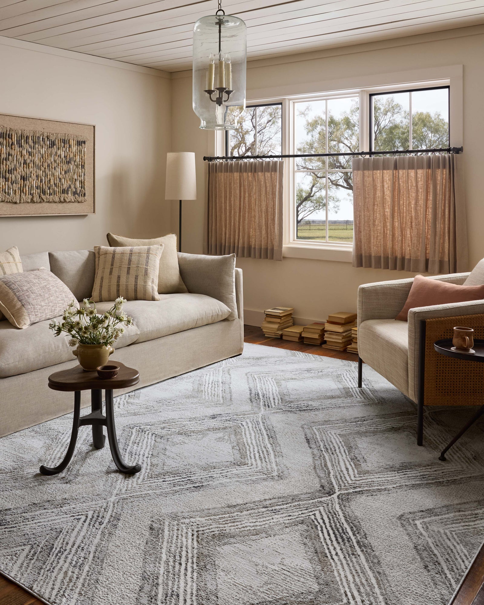 Hollis Mist / Natural — a Loloi rug at Laurie Yapp Home.