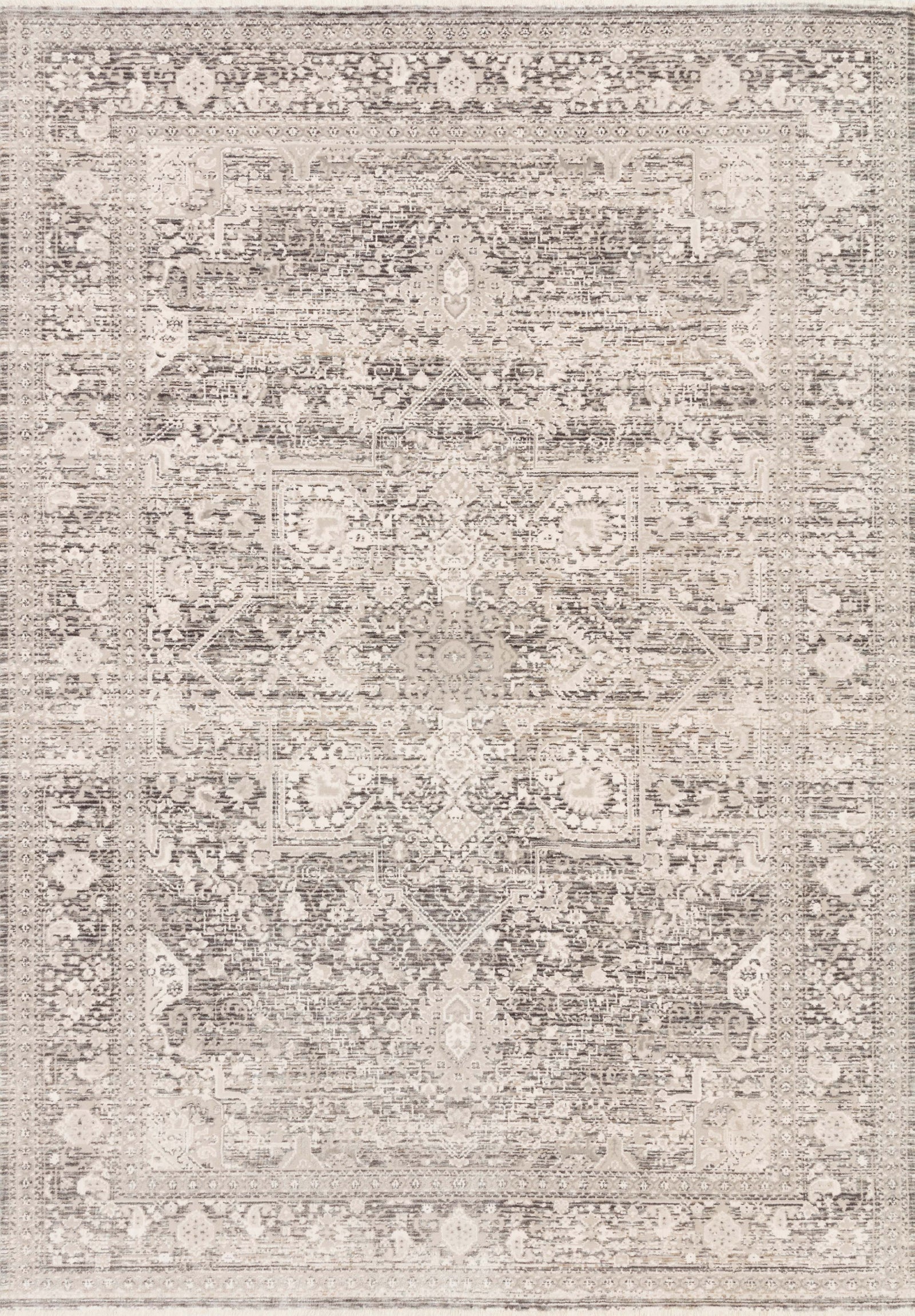 Homage Ivory / Grey — a Loloi rug at Laurie Yapp Home.