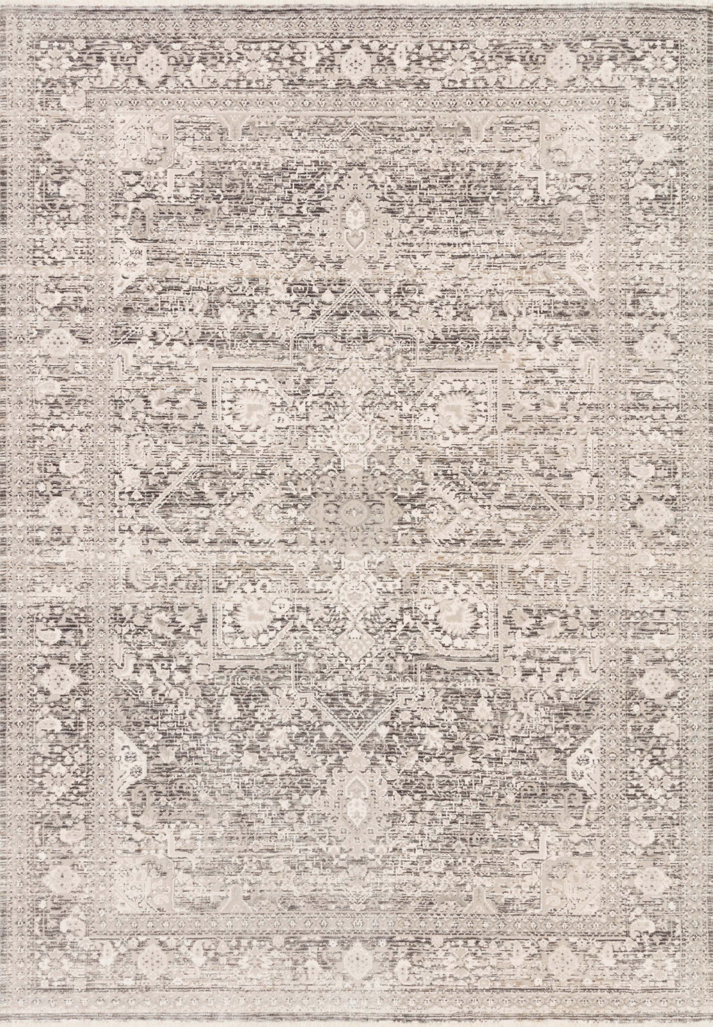 Homage Ivory / Grey — a Loloi rug at Laurie Yapp Home.