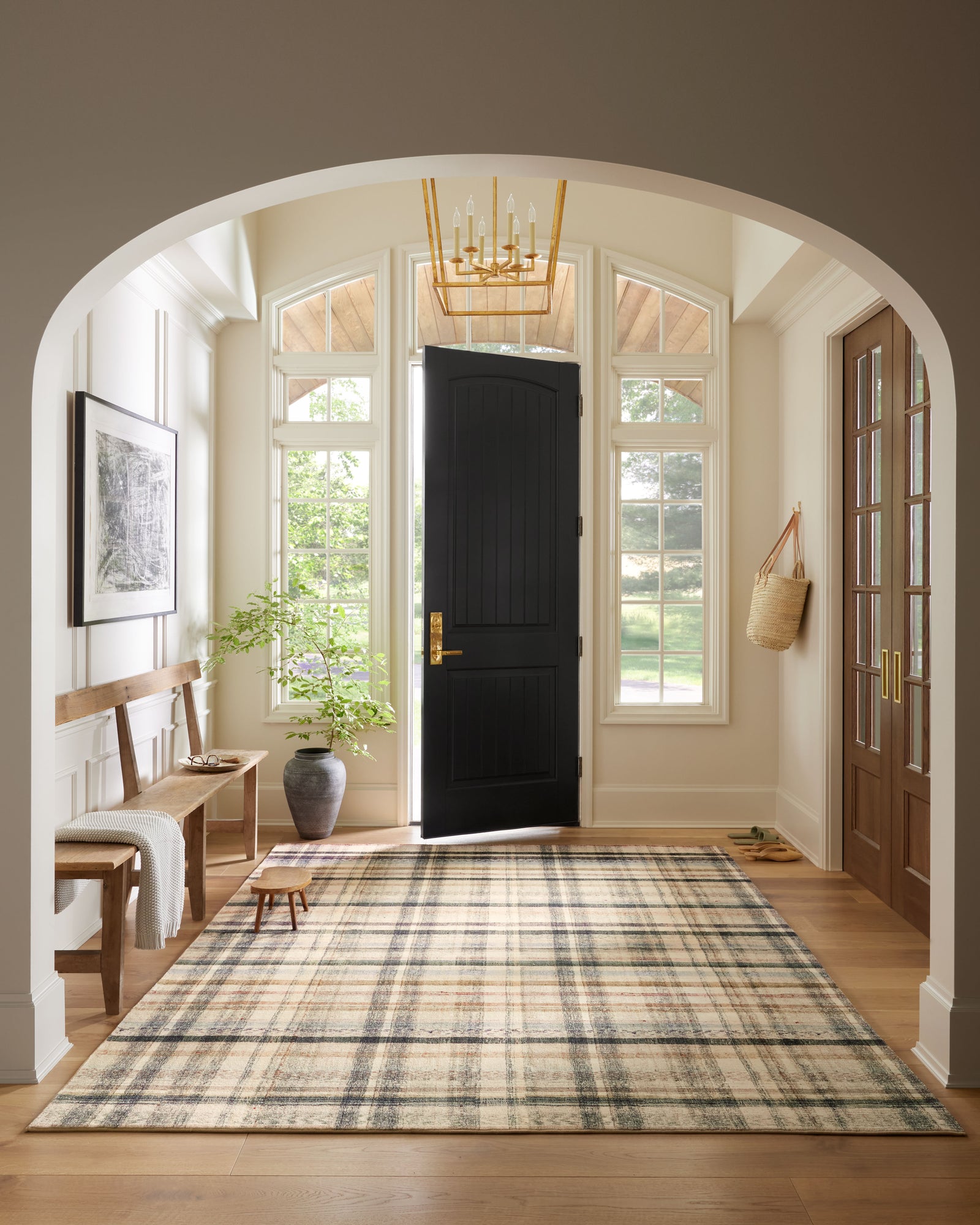 Humphrey Ivory / Multi — a Loloi rug at Laurie Yapp Home.
